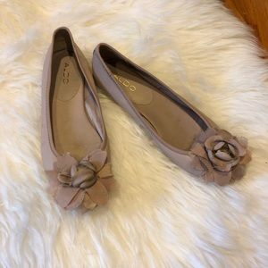 Aldo ballet flats with flower detail